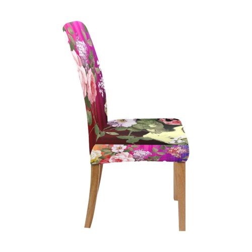Flora Rainbow 3 Removable Dining Chair Cover