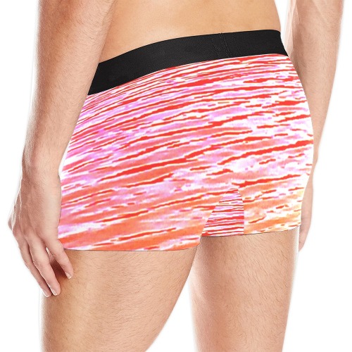 Orange and red water Men's All Over Print Boxer Briefs (Model L10)
