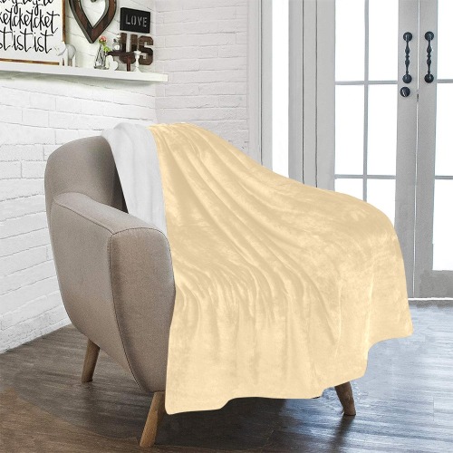 color moccasin Ultra-Soft Micro Fleece Blanket 40"x50"