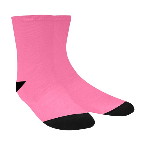 color French pink Crew Socks