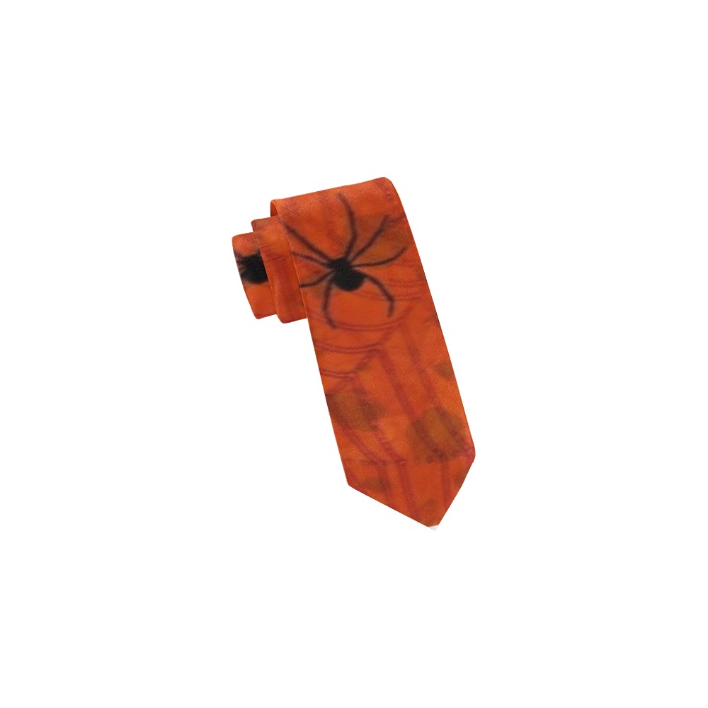 Halloween Spider by Artdream Classic Necktie (Two Sides)
