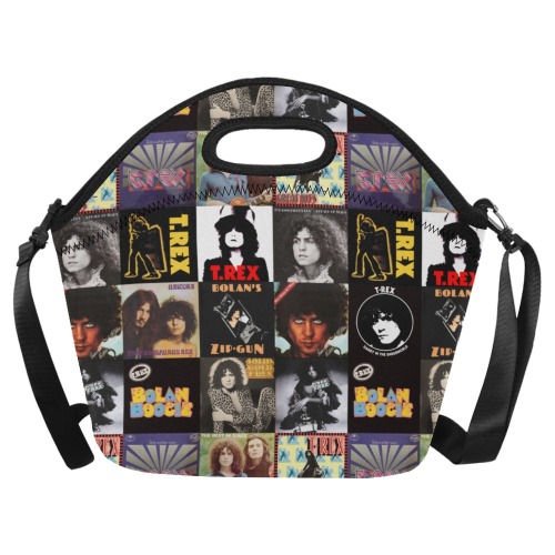 Marc Bolan & T.Rex Album Art Neoprene Lunch Bag/Large (Model 1669)