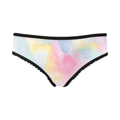 Colorful watercolor Women's All Over Print Girl Briefs (Model L14)