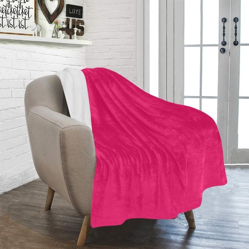 color ruby Ultra-Soft Micro Fleece Blanket 40"x50"