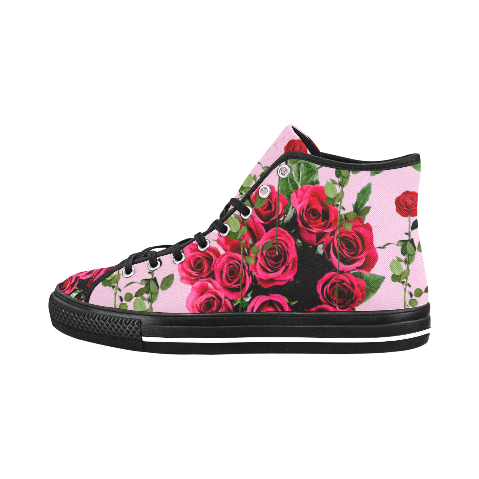 roses pink Vancouver H Women's Canvas Shoes (1013-1)
