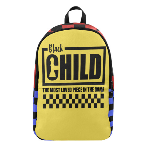 Black Child Backpack Fabric Backpack for Adult (Model 1659)