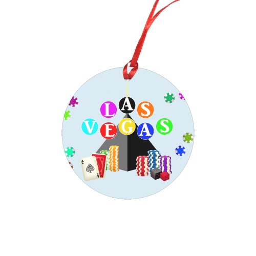 Las Vegas Pyramid Poker Chips Blue