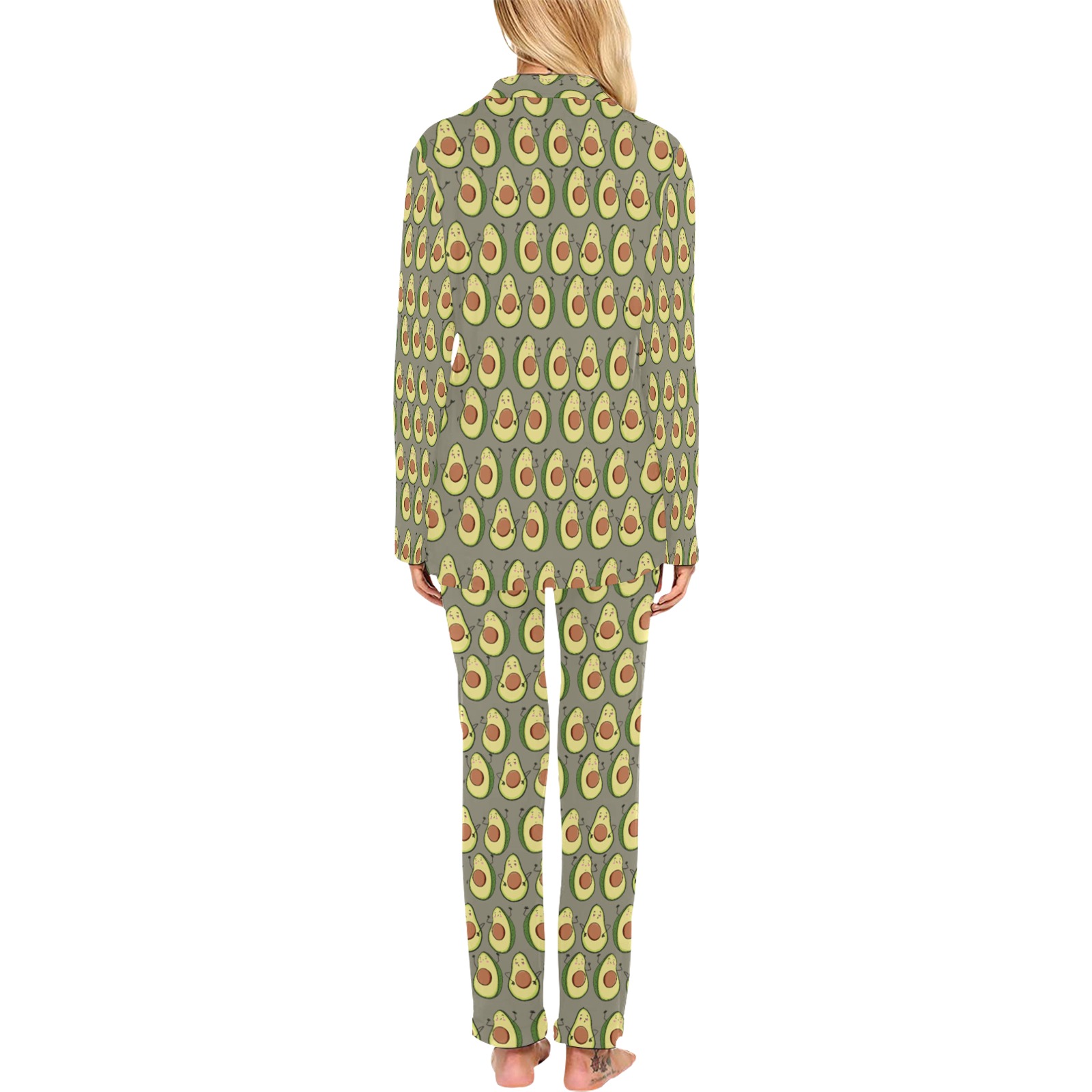 AVOCADO Women's Long Pajama Set