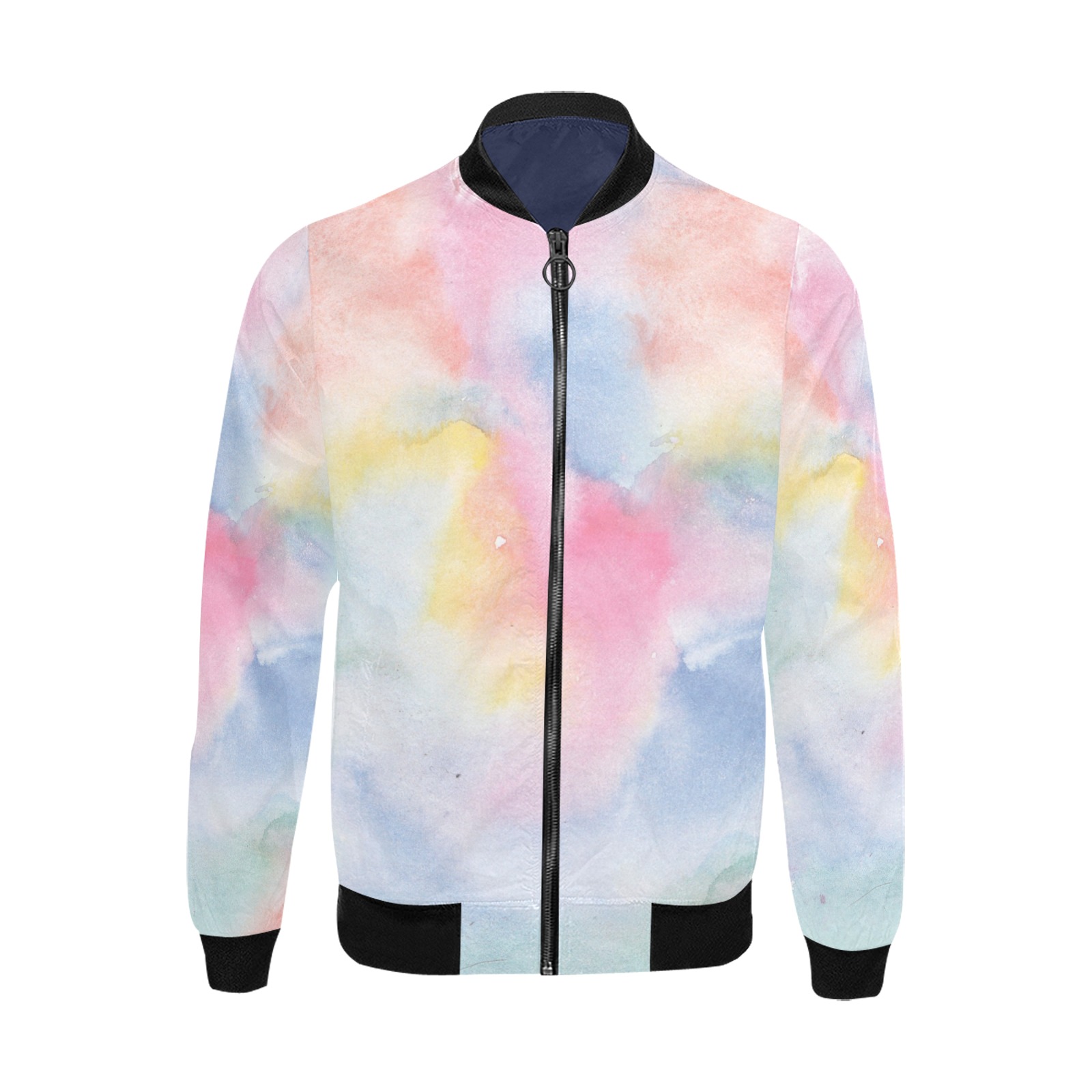 Colorful watercolor All Over Print Bomber Jacket for Men (Model H31)