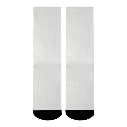 color platinum Mid-Calf Socks (Black Sole)
