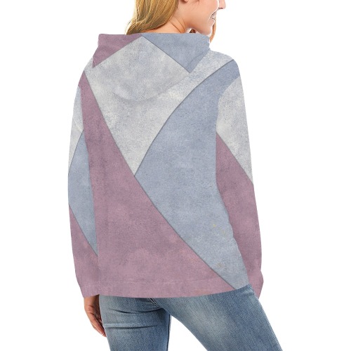 hoodie colors All Over Print Hoodie for Women (USA Size) (Model H13)