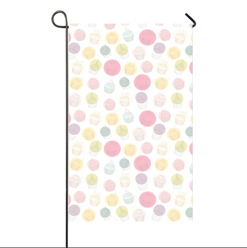 Colorful Cupcakes Garden Flag 36''x60'' (Without Flagpole)