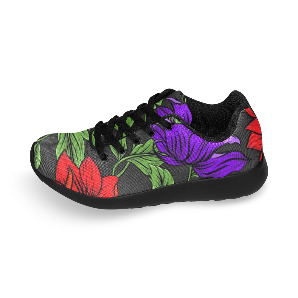 Neon Tropical Red Women’s Running Shoes (Model 020)