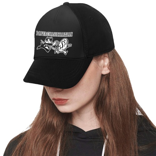 PCH  Black Snapback Hat G (Front Panel Customization)
