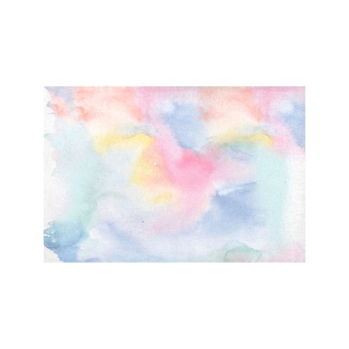 Colorful watercolor Placemat 12’’ x 18’’ (Four Pieces)