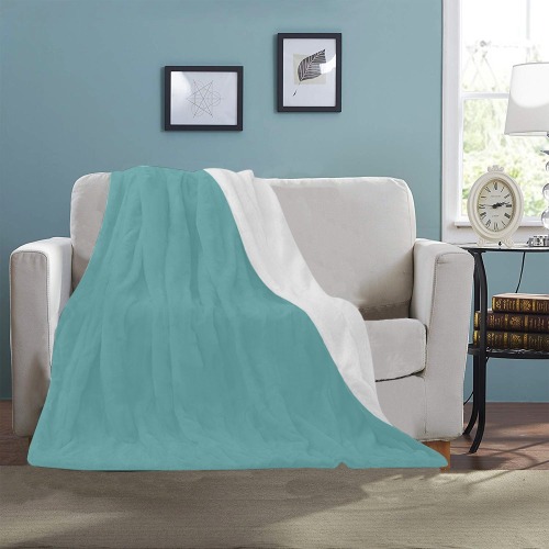 color cadet blue Ultra-Soft Micro Fleece Blanket 40"x50"