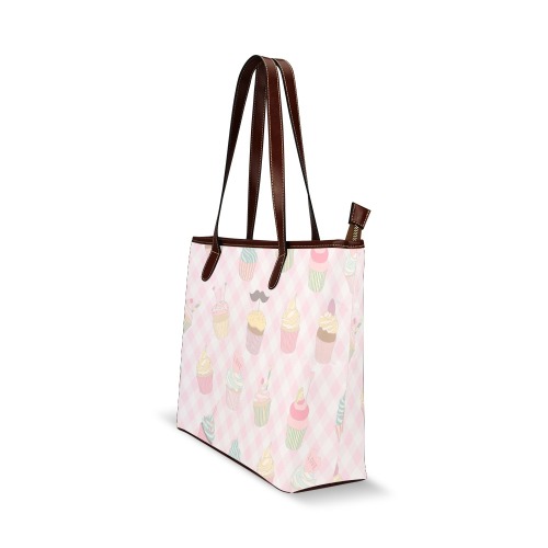 Cupcakes Shoulder Tote Bag (Model 1646)
