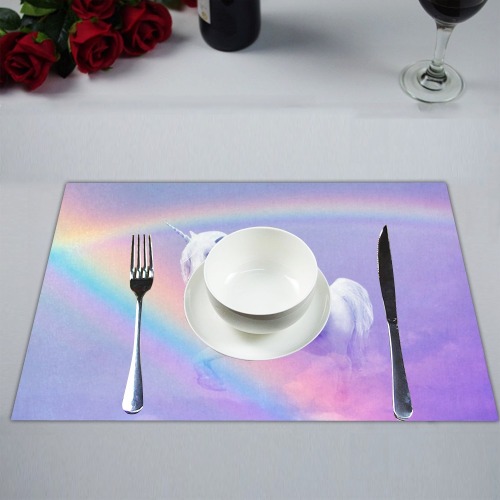 Unicorn and Rainbow Placemat 14’’ x 19’’ (Set of 6)