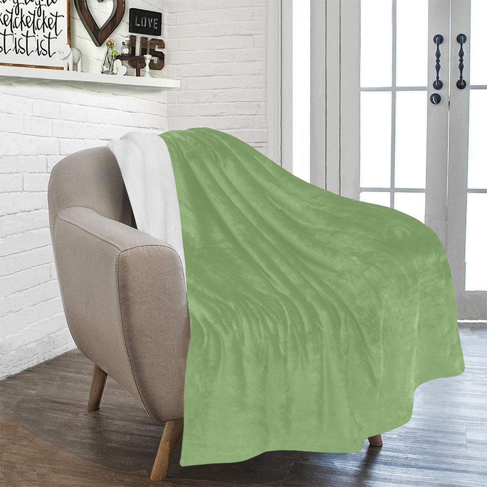 color asparagus Ultra-Soft Micro Fleece Blanket 50"x60"