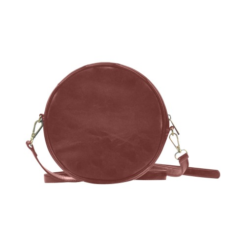 Orange and red water Round Sling Bag (Model 1647)
