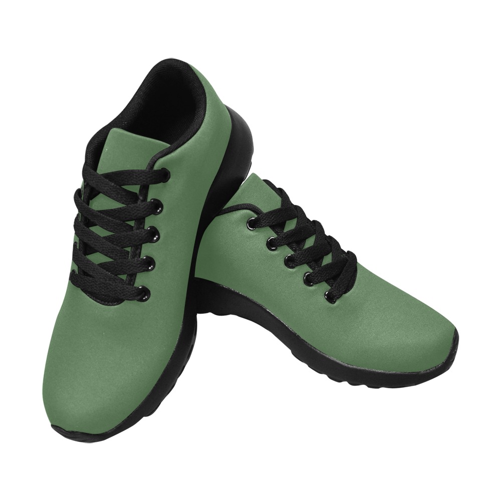 color artichoke green Men’s Running Shoes (Model 020)