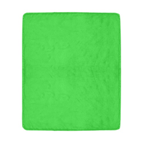 color lime green Ultra-Soft Micro Fleece Blanket 50"x60"