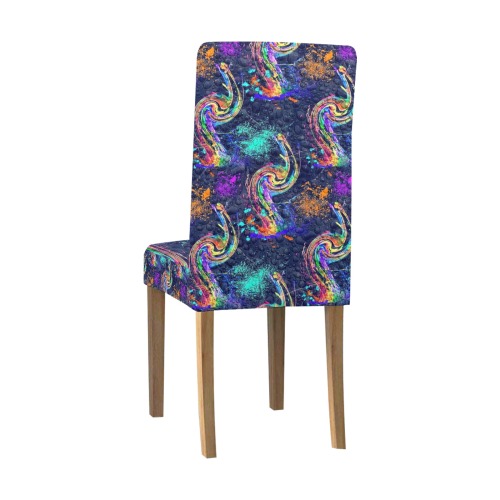 Colorsboom by Nico Bielow Removable Dining Chair Cover