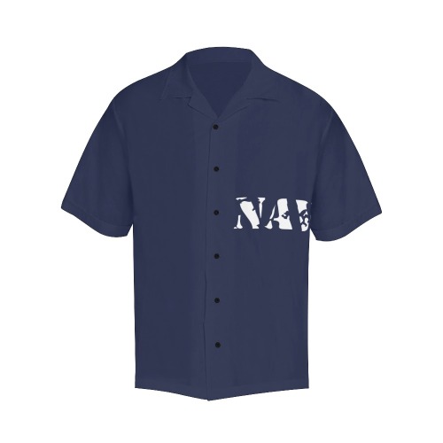 NAVY NAVY Hawaiian Shirt (Model T58)
