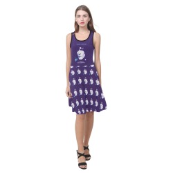 Marc Bolan & T.Rex Purple Dandy Art Dress Atalanta Sundress (Model D04)