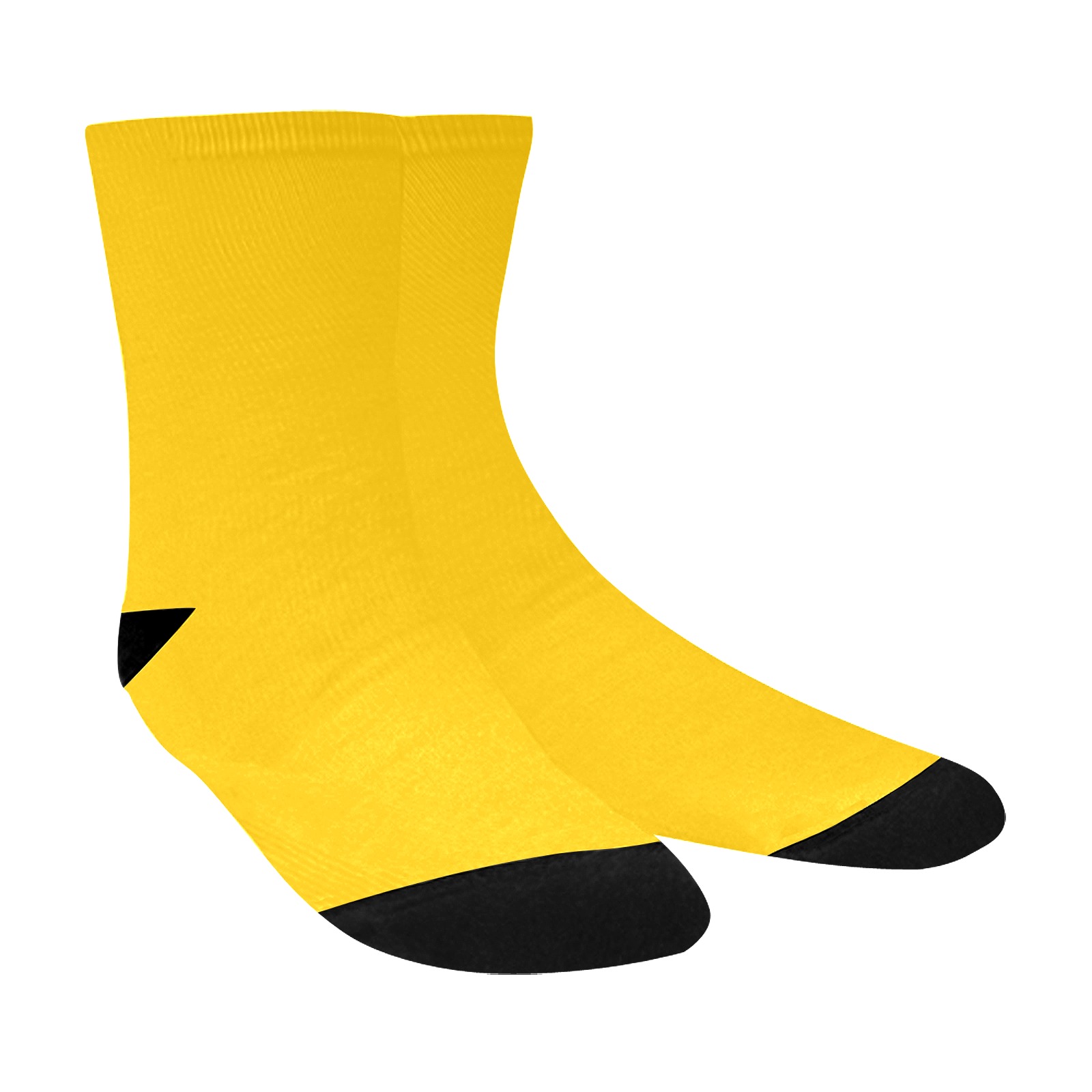 color mango Crew Socks