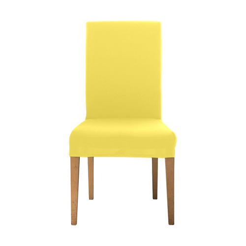 Bright yellow Removable Dining Chair Cover