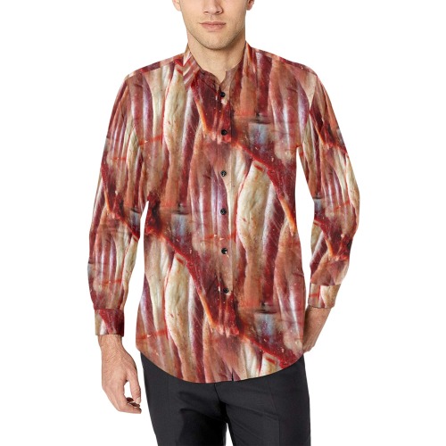 Halloween Meat by Artdream Men's All Over Print Casual Dress Shirt (Model T61)