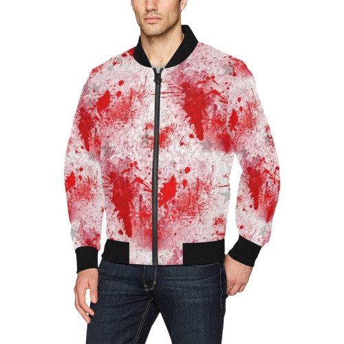 Halloween Blood by Artdream All Over Print Bomber Jacket for Men (Model H31)
