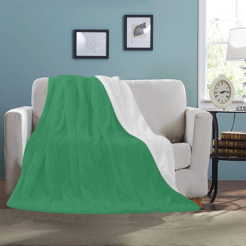 color sea green Ultra-Soft Micro Fleece Blanket 50"x60"