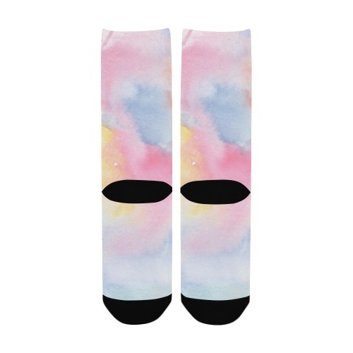 Colorful watercolor Women's Custom Socks