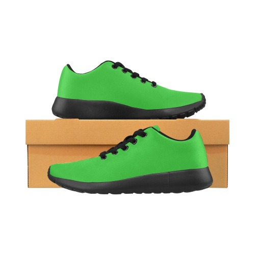 color lime green Men’s Running Shoes (Model 020)