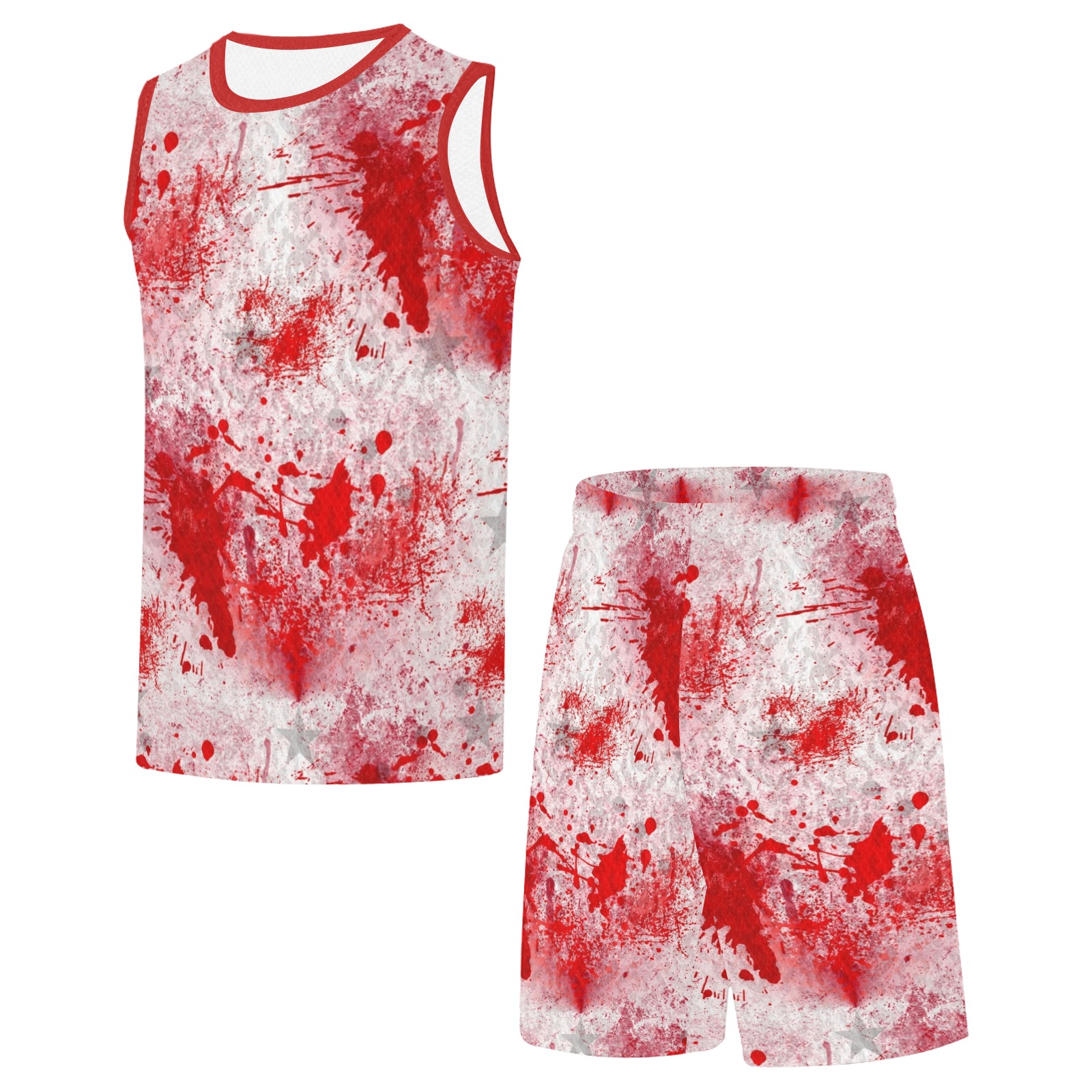 Halloween Blood by Artdream All Over Print Basketball Uniform
