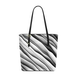 Monochrome Ink Euramerican Tote Bag/Small (Model 1655)