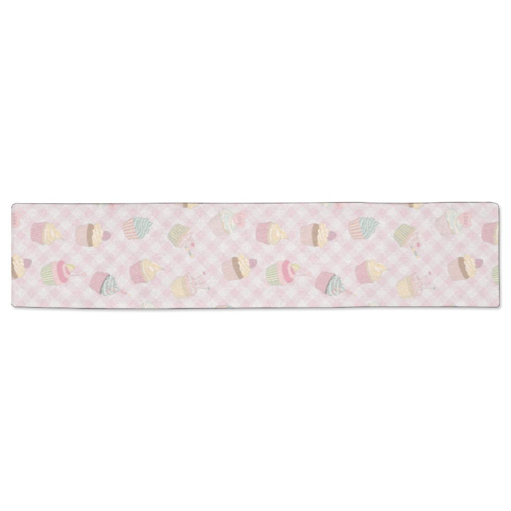 Cupcakes Table Runner 16x72 inch
