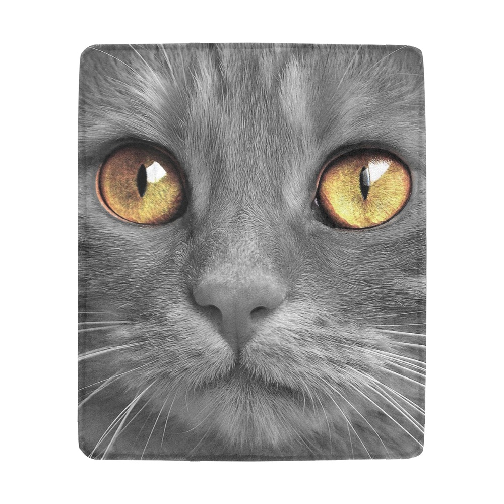 Face of Cat Ultra-Soft Micro Fleece Blanket 50"x60"