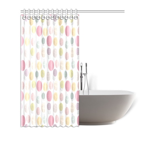 Colorful Cupcakes Shower Curtain 72"x72"