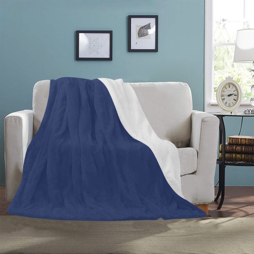 color Delft blue Ultra-Soft Micro Fleece Blanket 50"x60"