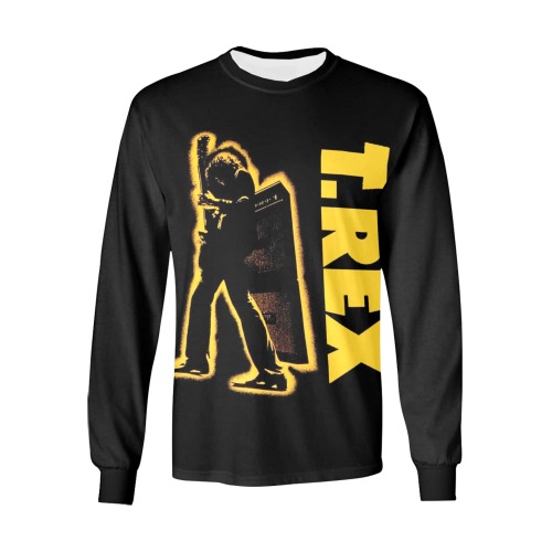 Marc Bolan & T.Rex Electric Warrior Long Sleeve Top Men's All Over Print Long Sleeve T-shirt (Model T51)