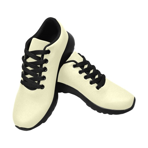 color lemon chiffon Men’s Running Shoes (Model 020)