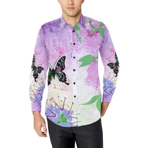 New Guinea Delight Men's All Over Print Casual Dress Shirt (Model T61)