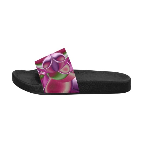 Pink Twirler Women's Slide Sandals (Model 057)
