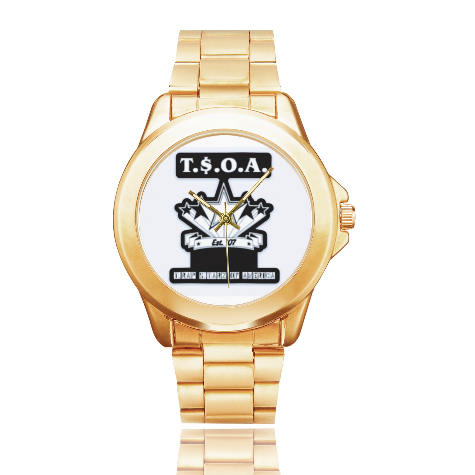 T.S.O.A. (Trap Starz of America) Custom Gilt Watch(Model 101)