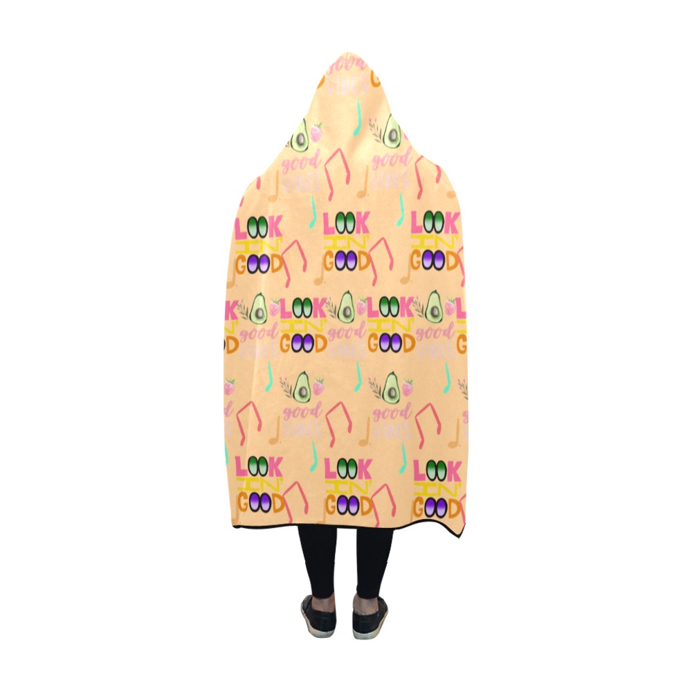 Look Hooded Blanket 60''x50''