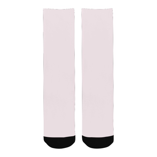 color lavender blush Men's Custom Socks