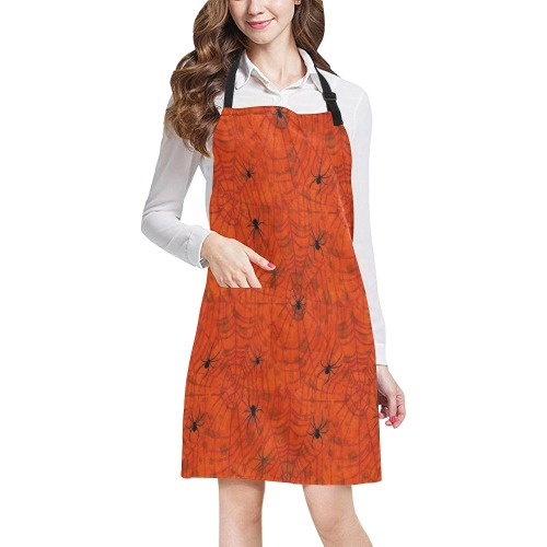 Halloween Spider by Artdream All Over Print Apron